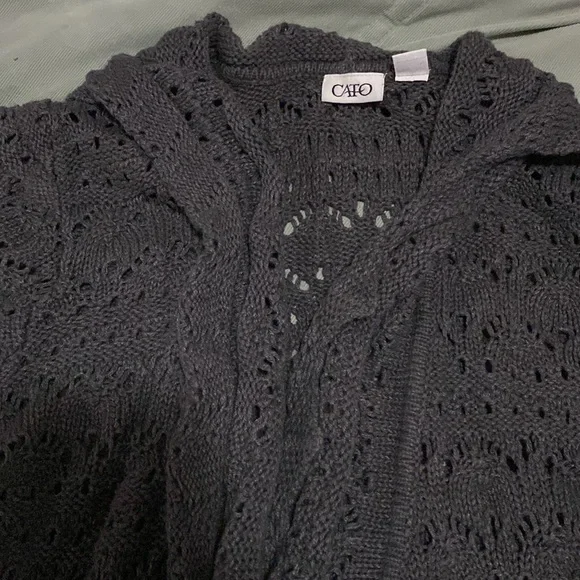 Cato knit short sleeve cardigan - Picture 2 of 2